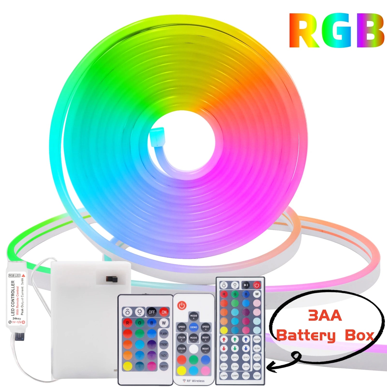 Neon Glow Bluetooth Strip Lights