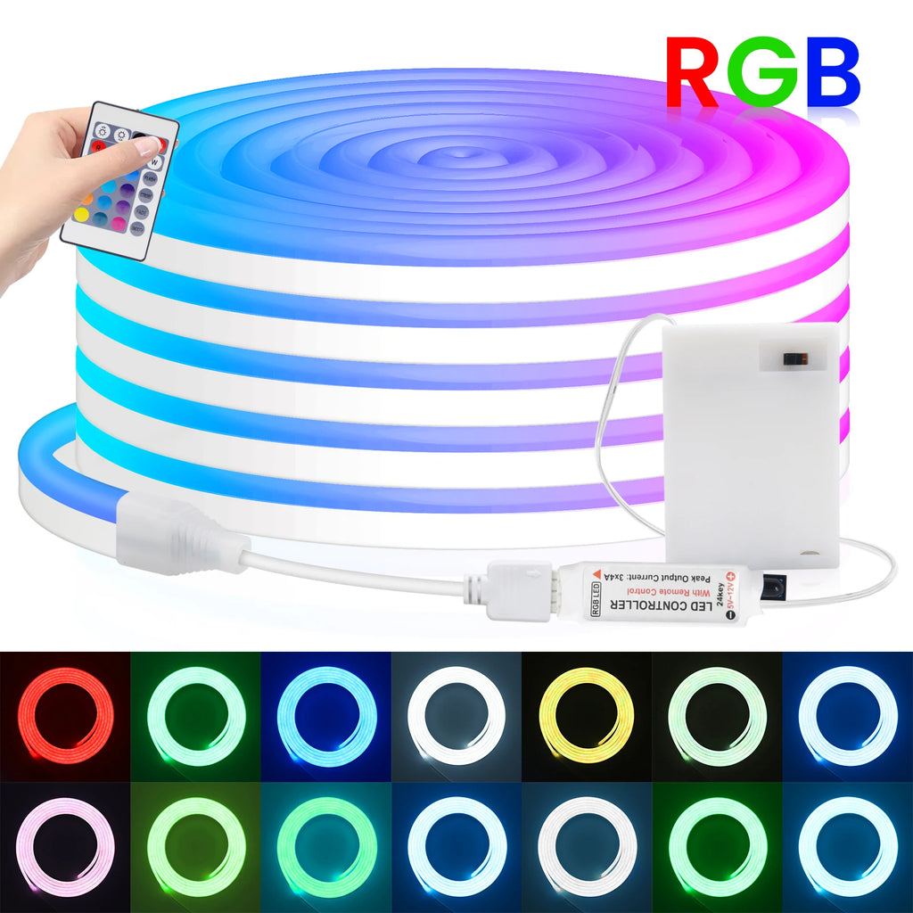 Neon Glow Bluetooth Strip Lights